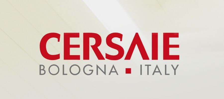 Cersaie logo with text "Bologna, Italy".